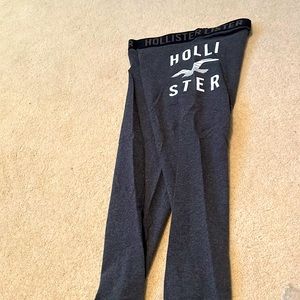 dark grey leggings with graphic